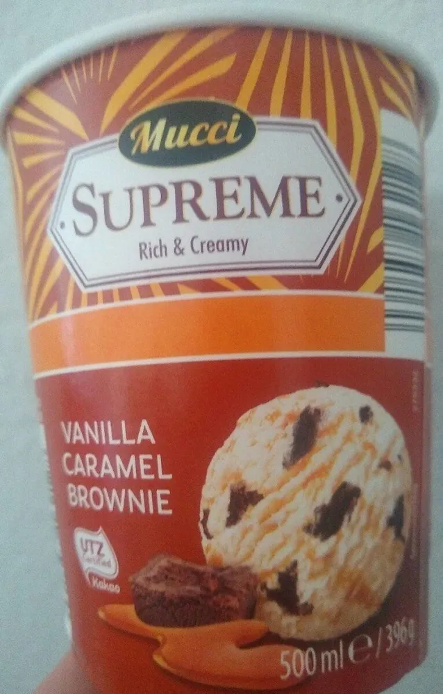 Vanilla Caramel Brownie Eis