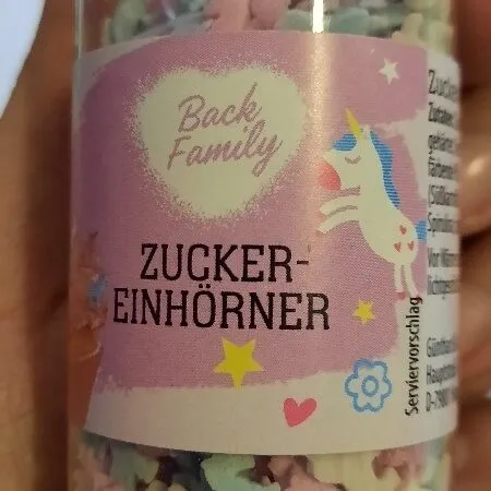 Zucker Einhörner