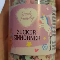 Zucker Einhörner