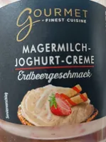 Magermilch-Joghurt-Creme
