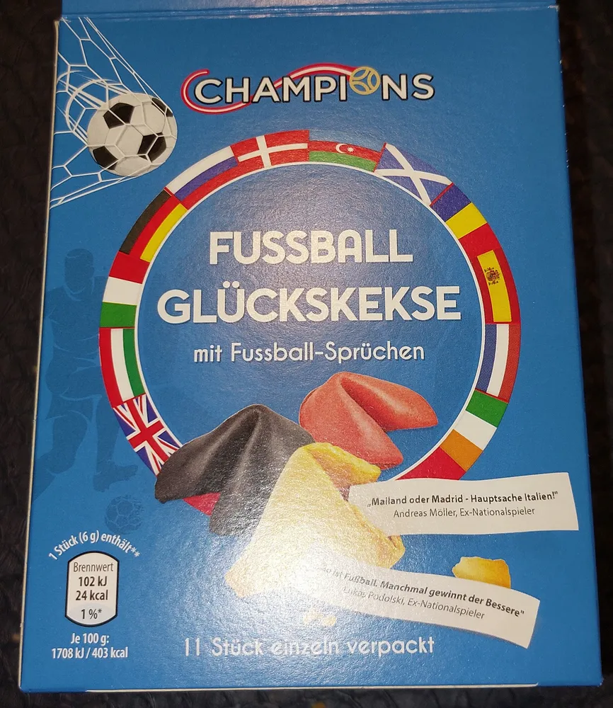 Glückskekse - Fußball