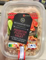 Pikanter Fleischsalat