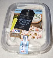 ALDI Wonnemeyer Fisch Joghurt-Fleischsalat mit Gurken 200g 1.19€