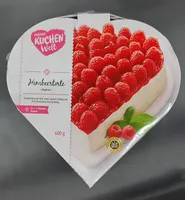 Himbeertorte in Herzform