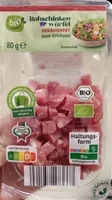 Bio-Rohschinkenwürfel, geräuchert, fettreduziert