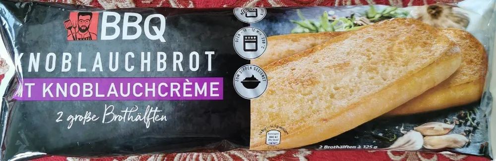 Knoblauchbrot mit Knoblauchcrème