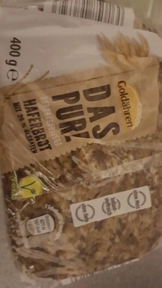 Das Pure - Haferbrot mit 27% Ölsaaten