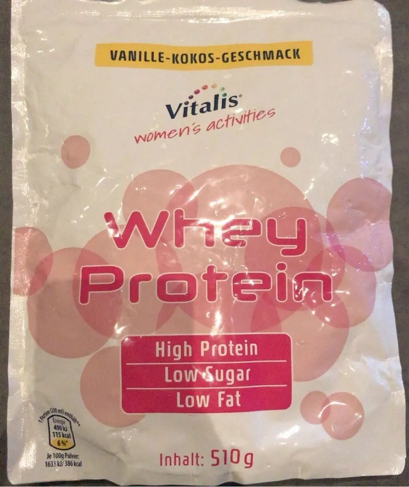 VitalisWhey Protein Vanille-Kokos
