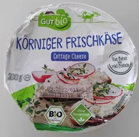 Körniger Bio-Frischkäse
