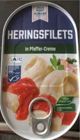 Heringsfilets in Pfeffer-Creme