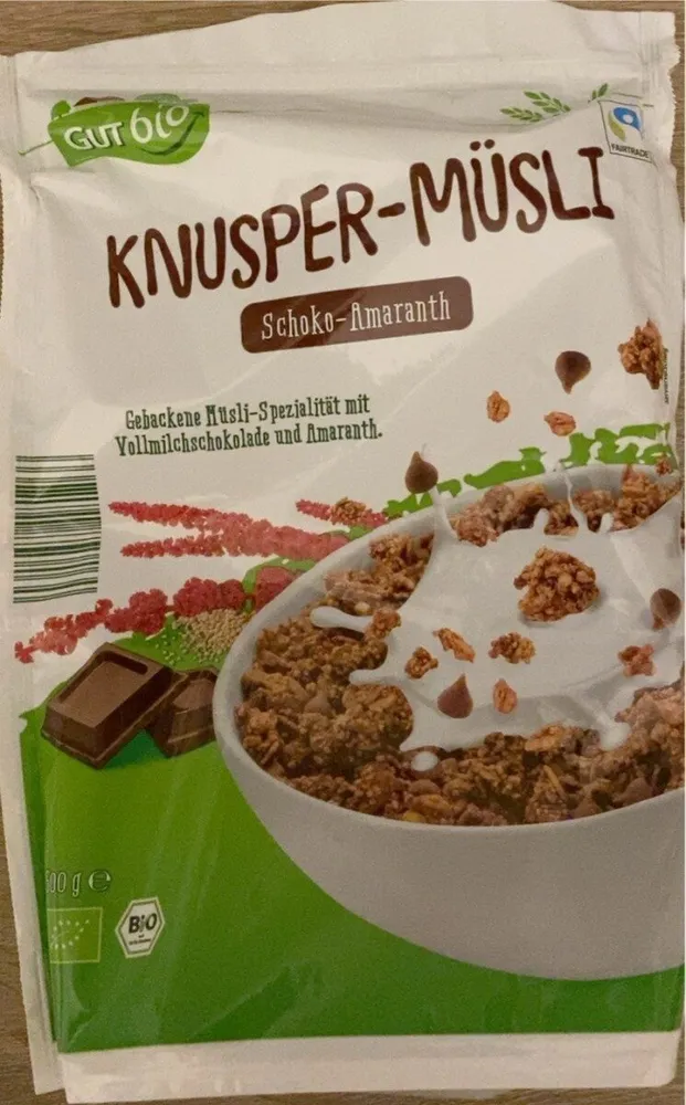 Bio Knusper-Müsli Schoko-Amaranth