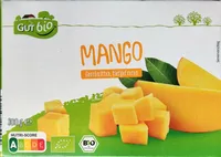 Bio-Mango, geschnitten, tiefgefroren