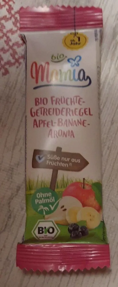 Früchte-Getreideriegel Apfel-Banane-Aronia