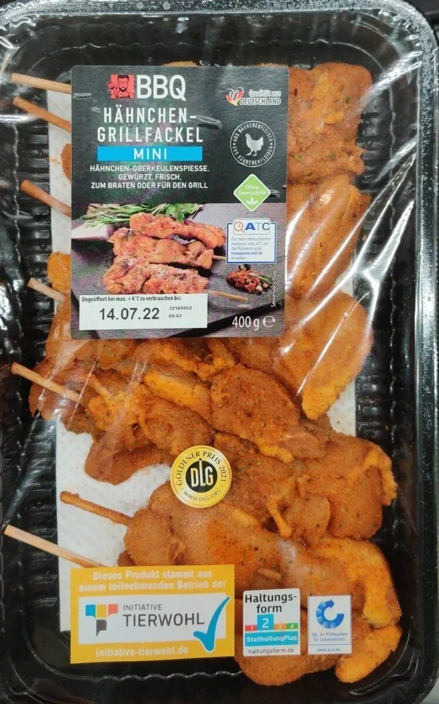 BBQ Hähnchen Grillfackel Mini