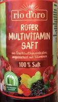 Roter Multivitamin-Saft