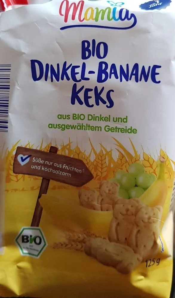 Bio Dinkel Banane Keks