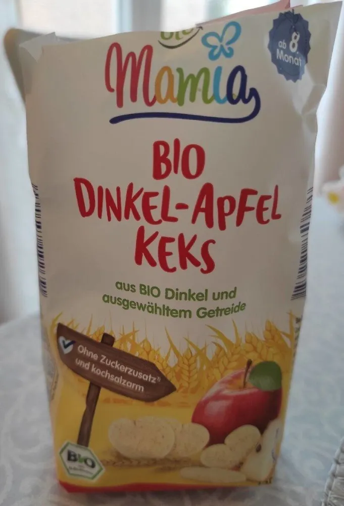 Bio Dinkel Apfel Keks