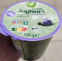 Bio-Fruchtjoghurt Heidelbeer-Holunderbeere
