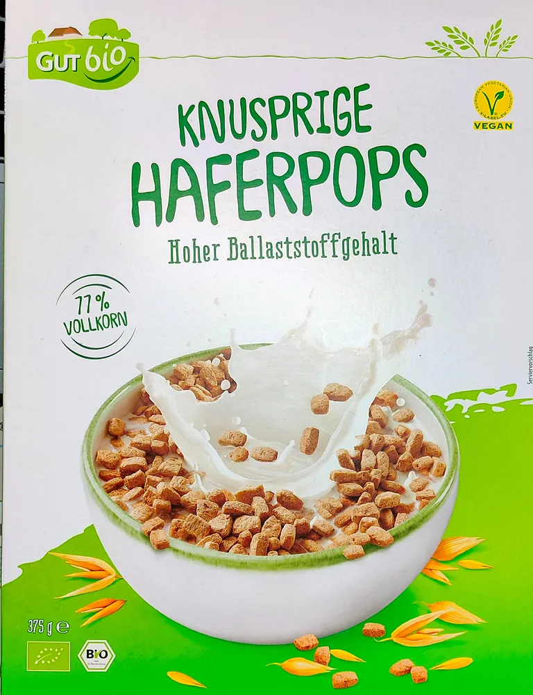 Knusprige Bio-Haferpops