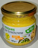 Vegane Bio-Streichcreme - Senf-Agave
