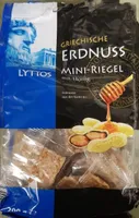Erdnuss-Miniriegel mit Honig