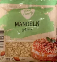 Mandeln, gehackt