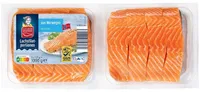 ALDI GOLDEN SEAFOOD FISCH Lachsfiletportionen Aus Norwegen frisch mit Haut; zum Braten oder für den Grill aus zertifizierter Aquakultur Aus der Frischetruhe 14.99€ 1kg Packung 1kg 14.99€