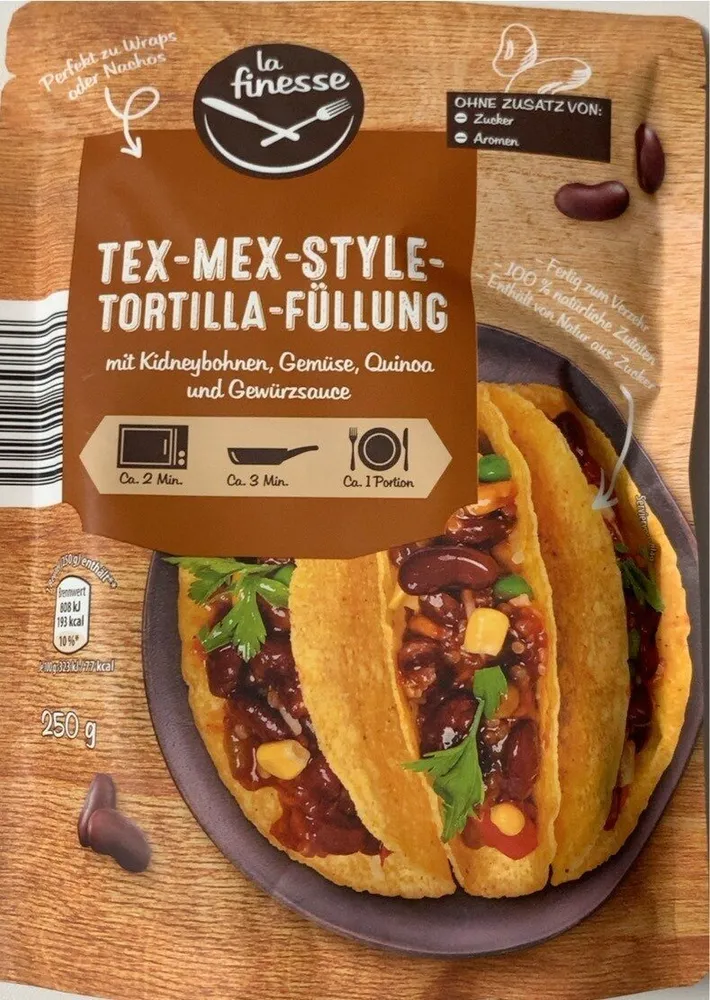 Tex Mex Style Tortilla Füllung