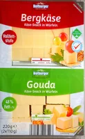 Käsesnack in Würfeln - Bergkäse & Gouda