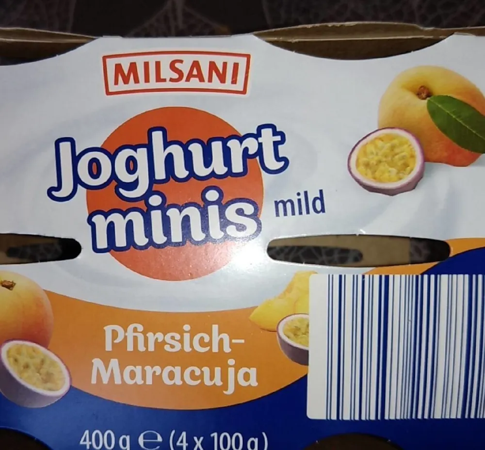 Joghurt minis mild Pfirsich-Maracuja