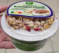 Bio-Joghurt & Knuspermüsli Apfel-Himbeere