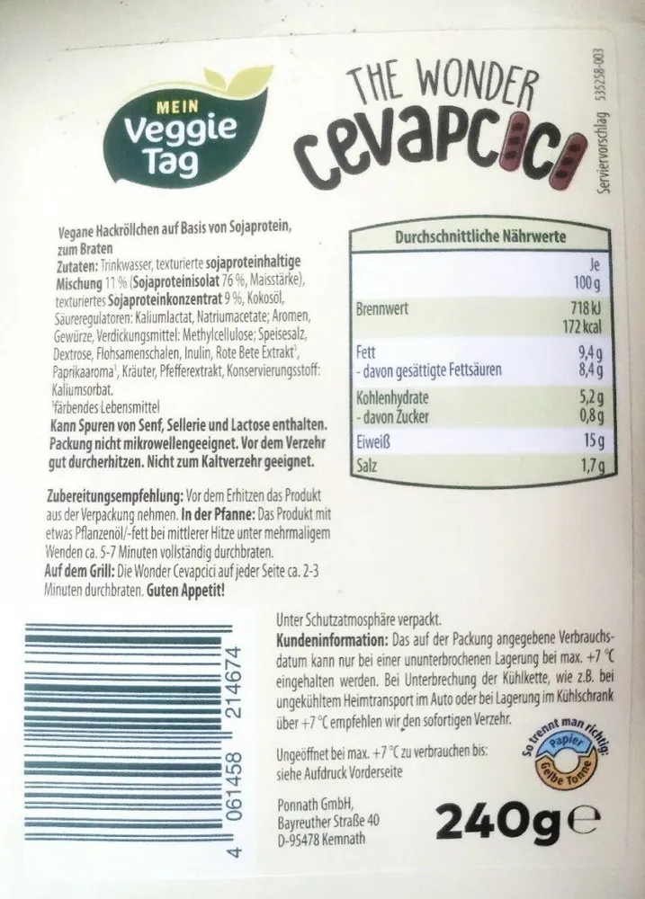 The Wonder Cevapcici