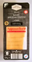 ALDI MEINE KÄSETHEKE Käse Schweizer Käsescheiben Appenzeller mild-würzig In Scheiben 150g 3.29€ 1kg 15,96€