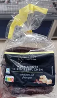 Nürnberger Elisen-Lebkuchen schokoliert mit Marzipan