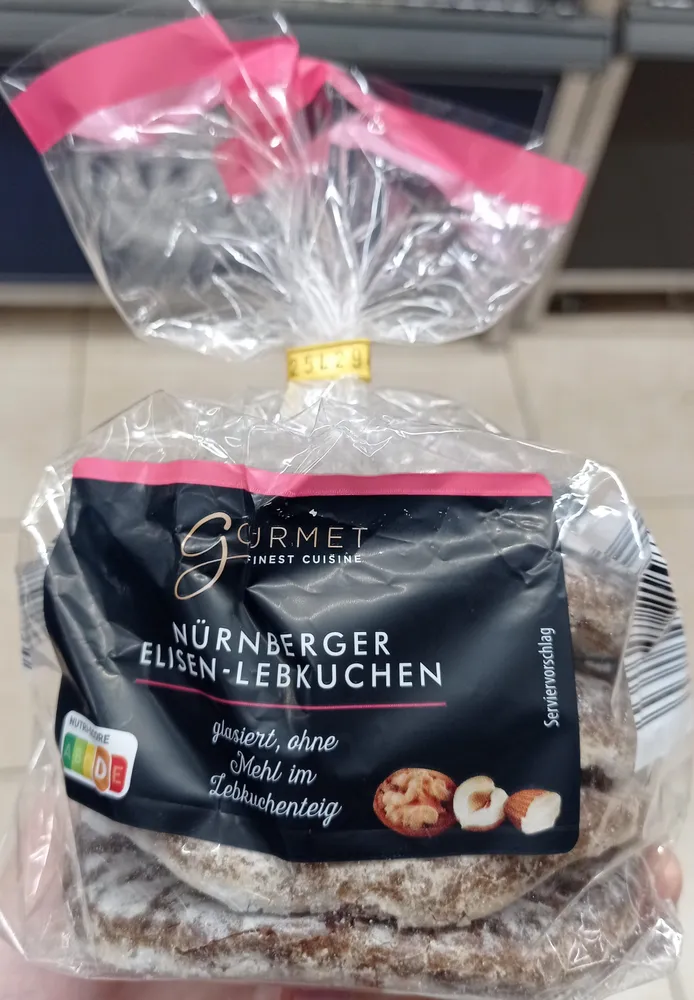 Nürberger Elisenlebkuchen glasiert ohne Mehl