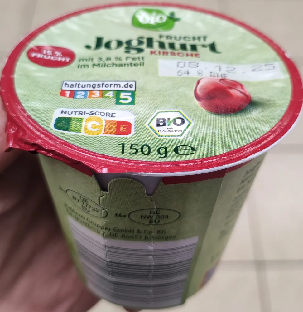 Bio-Fruchtjoghurt Kirsche