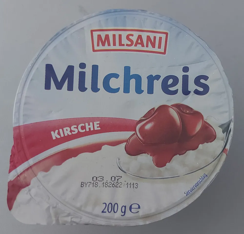 Milchreis - Kirsche