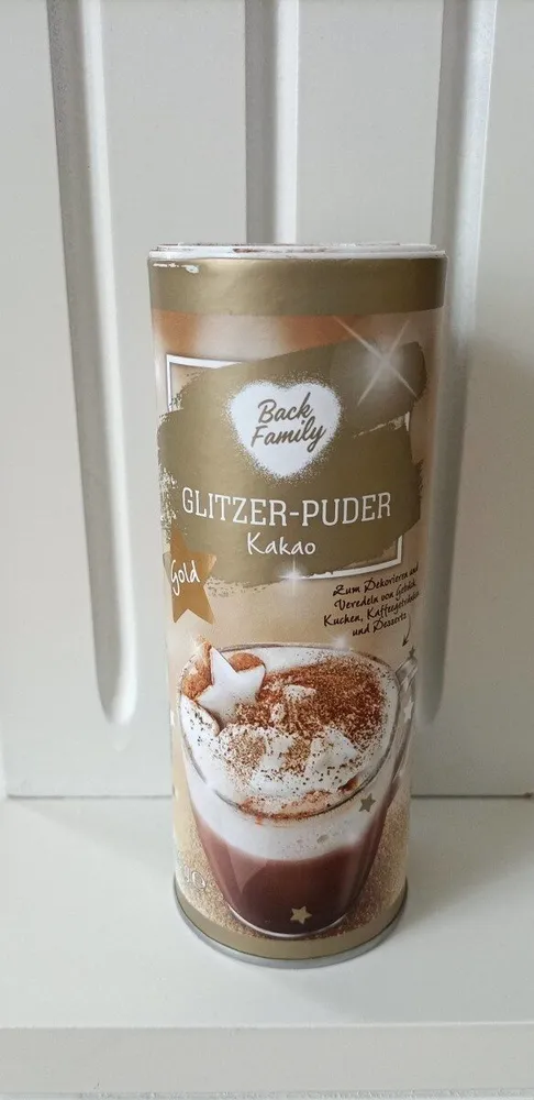 Glitzer Puder Kakao
