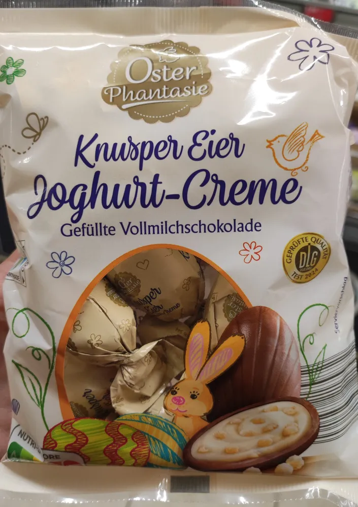 Knusper-Eier Joghurt-Creme
