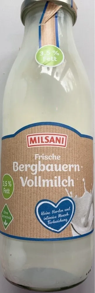 Frische Bergbauern-Vollmilch