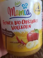 Feiner Bio Obstbrei Vollkorn