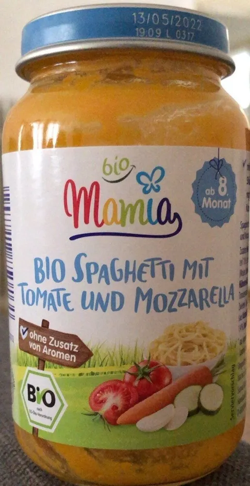 Bio Spaghetti mit Tomate und Mozzarella