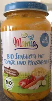 Bio Spaghetti mit Tomate und Mozzarella