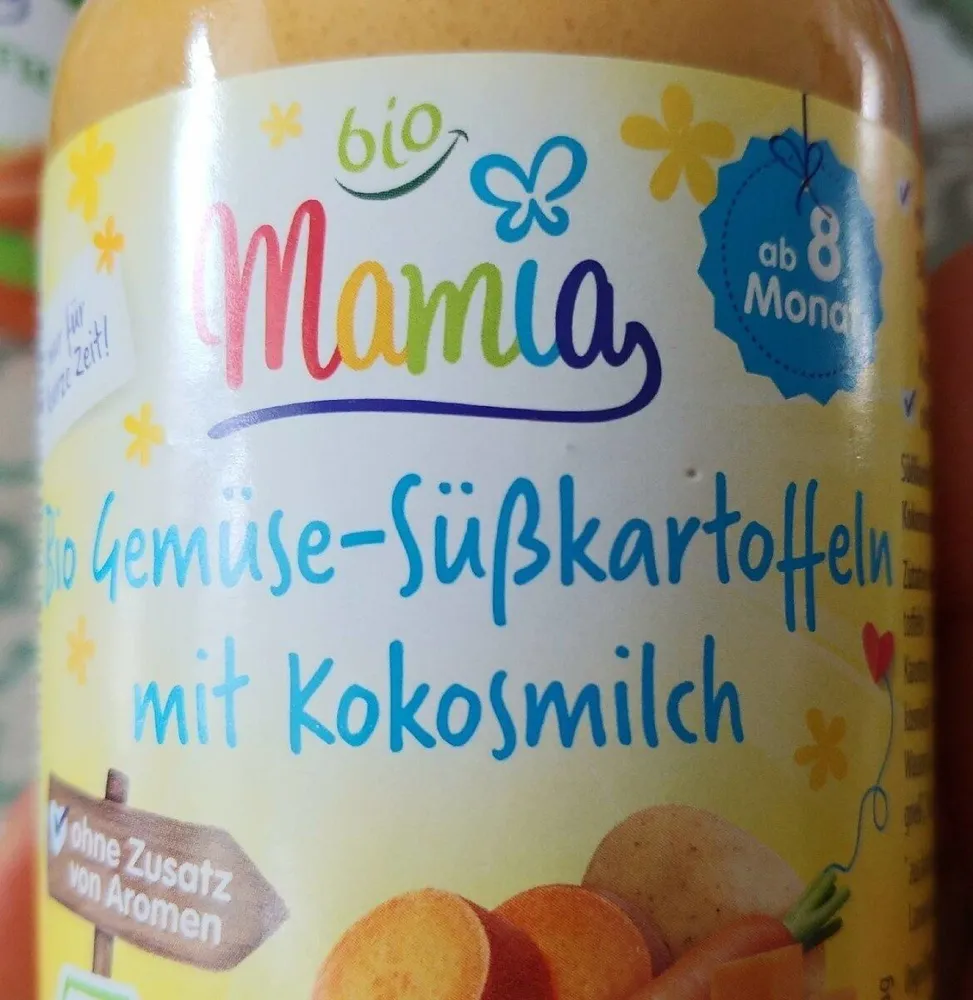 Bio Gemüse-Süßkartoffeln mit Kokosmilch