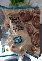Rosenbrötchen mit Sonnenblumenkernen & Leinsamen