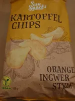 Kartoffelchips - Orange Ingwer Style