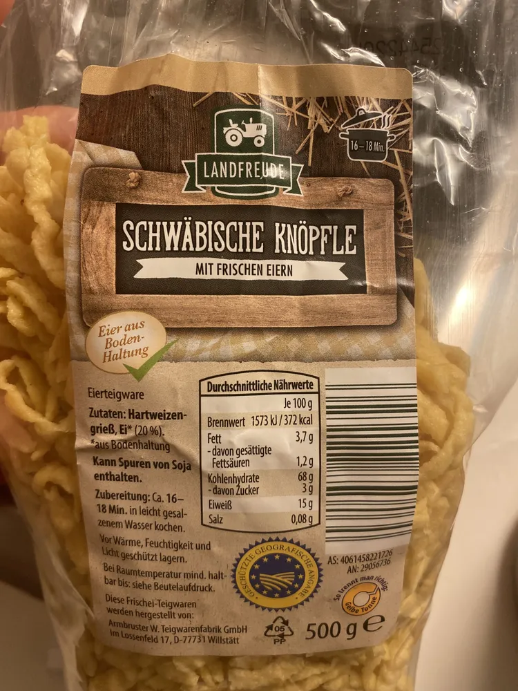 Schwäbische Knöpfle