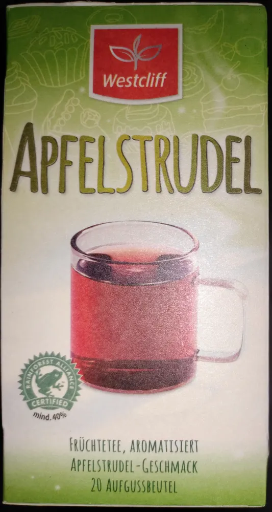 Früchtetee, aromatisiert - Apfelstrudel-Geschmack