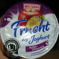 Frucht auf Joghurt Apfel-Pflaume