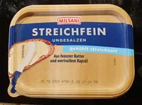 streichfein ungesalzen
